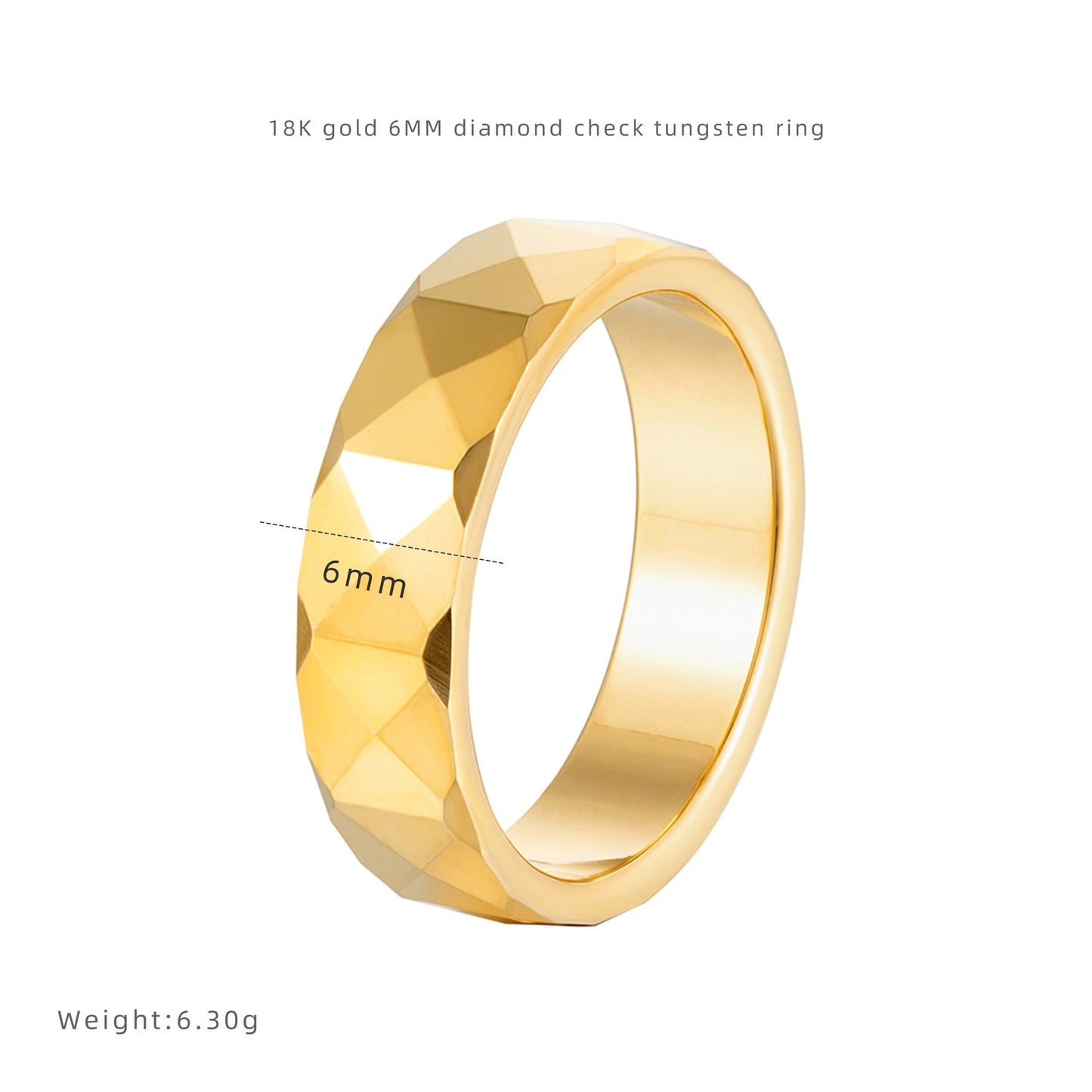 Gold Nugget Band Ring Tungsten Steel nugget earrings